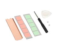 Xiuganpo SSD Copper Heat Sink, Prevent Short Circles From the Burrs M.2 2280 SSD Copper Chipper High Thermal Conductivity Precisely for PC