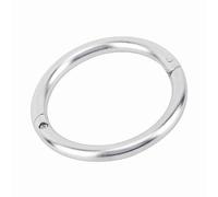 Xiuganpo Stainless Steel Bull Nose Ring, Auto-Lock Cattle Ring | Anti-Rust Livestock Nose Ring, Smooth , for Farming and Veterinary Use