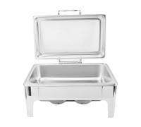 Xiuganpo Stainless Steel Chafing Dish Buffet Set, 9L Rectangular Food (1