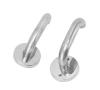 Xiuganpo Stainless Steel Fire Door Handle, Durable Emergency Exit Door Handle for Corridor Safety, 2 Units