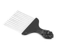 Xiuganpo Stainless Steel Fork Comb for Hair Styling and Dying Comfort Grip This Hairdressing Tool Is Perfect for Men and Women