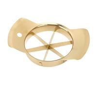 Xiuganpo Stainless Steel Fruit Wedger Efficient Fruit Cutter Divider for Pears Apples Easy to Clean Kitchen Utensil (Gold)