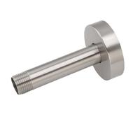 Xiuganpo Stainless Steel Shower Arm with Flange G1/2 Ceiling Mounted Rainfall Shower Extension Pipe, Concealed Bathroom Installation, Modern Durable 10x7.5cm (Brushed)