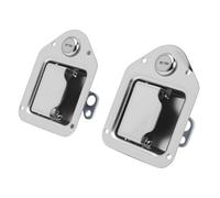 Xiuganpo Stainless Steel Truck Tool Box Latch Durable Lock Replacement Handle for Trailers RVs 2 Pack