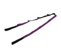 Xiuganpo Stretch Strap, Multi Grip Range of Motion Yoga Strap Stability Flexibility Band with Muscle Recovery for Yoga Pilates Stretching Gymnastics Fitness Training (Daisy Rope Purple (Simplified