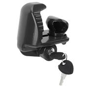 Xiuganpo Sturdy Trailer Coupler Lock with Keys, Heavy Duty Universal Safety Hitch Lock for Added Protection, Applicable for Various Trailers (Black)