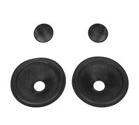 Xiuganpo Subwoofer Cone Drum Paper Rubber Surround 1 Inch Inner Diameter for 5 Inch Speakers 2pcs