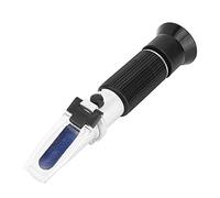 Xiuganpo Sugar Refractometer Meter, 0-20% Range ATC Handheld Refractometer, Aluminum Body Concentration Tester with Dropper for Home Brewing Wine Making Juice Syrup Testing