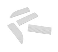 Xiuganpo Sweeper Threshold Strip, Universal 4PCS Rubber Antislip Door Sill for Electric Scooters (White)