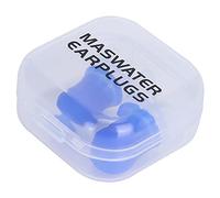 Xiuganpo Swimming Silicone Earplug Noise Reduction Protective Earplug for Swimmers and Bathers, Reusable Ear Care Accessory 2Pcs for Swimming, Sleeping, Flying, Spa (Blue Large +pp Box)