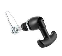 Xiuganpo T-Shape Lock Strong Zinc Alloy Toolbox Lock for Caravan Trailer, Weather-Resistant T-Handle for Trailers