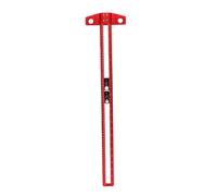 Xiuganpo T Square Ruler, Aluminum Alloy Woodworking Scriber Marking Line Ruler with Dual Measurement and Imperial, for Engineering Angle Measurement Drawing Architectural