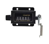 Xiuganpo Tak-602 5 Digit Mechanical Counter, Resettable Mechanical Pulling Counter, Rotatable Return to Zero Rotation Count and Cycle Count Reset Mode