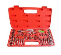 Xiuganpo Tap and Die Set,17 Thread Taps and Dies Kit with Carbon Steel Construction and Storage Case for Cutting Repairing Internal External Threads on Common Metals