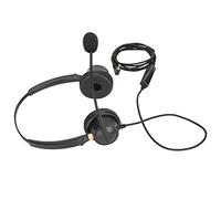 Xiuganpo Telephone Headset Noise-Canceling Volume Adjustment for Customer Service Office Phone, Black, Plug-and-Play, Suitable for Noisy Environments and Daily Call Answering