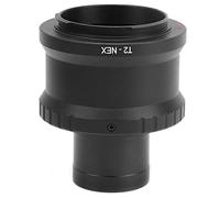 Xiuganpo Telescope Adapter Ring Aluminum Alloy 1.25in T Mount Tube Ring Adapter for E Mount Mirrorless Camera Black Metal T2-E for Astrophotography