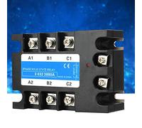 Xiuganpo Three Phase Solid State Relay 80-250VAC Input, Non Contact