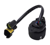 Xiuganpo Throttle Motor Knob, Precision Fit Immediate Response Excavator Throttle Knob, Robust Construction Control Switch with ABS Alloy Steel 3 Pin Plug for R 9