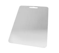 Xiuganpo Ti Metal Cutting Board, Shiny Finish Kitchen Hacking Board Versatile Use Safe and Practical for Vegetables Fruits (46 * 30cm)