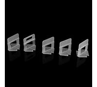 Xiuganpo Tile Leveling Clips 100 Pack with Wedges for Floor Wall (Width