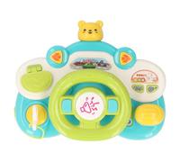 Xiuganpo Toddler Steering Wheel Toy, Multifunctional Driving Simulation with Music, Puzzle Educational Features for Boys Girls Ages 1 2 3 Years Old (Bear)