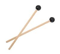 Xiuganpo Tongue Drum Mallet with Rubber Head Solid Wood Handle for Sound Therapy Meditation, Professional Drumstick Set Lightweight Compact Carrying (Large)