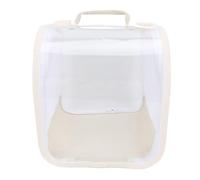 Xiuganpo Transparent Mesh Cage Portable and Lightweight for Critter Observation Outdoors Beige 1 Unit