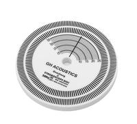 Xiuganpo Turntable Strobe Disc, Accurate 33 1/3 45 RPM Speed Calibration Dual Functionality, Calibration Disc with Speed Detection Tool and 2mm PVC Mat Measurement Ruler for Reco