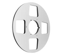 Xiuganpo Universal 1/4 Inch Blank Tape Reel with 4-Hole Design for Studer, Enhanced Sound Quality, High Output, Low Noise, Premium Aluminum Alloy (Silver)