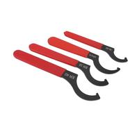 Xiuganpo Universal Coilover Spanner Wrench Set, 4Pcs Adjustable | Ni Cr Steel Shock Wrench, Non-Slip Handle, for Car Suspension APU16 ER32 ER40