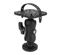 Xiuganpo Universal Fish Finder Mount, 360° Rotating Fish Finder Mount Base, ABS Electronic Fish Finder Bracket for Marine Kayak Pontoon Canoe