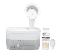 Xiuganpo UpgradedEar Wax Removal with Tpe EarCap, Automatic Drainage Systemand 4 Cleaning Modes, Safe Ear Cleaner ForEar Wax Buildup Flushing and Cleaning, Ear WaxCleaner Kit (White Set)