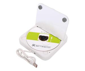 Xiuganpo USB Car CD Player, Portable Car CD Player with External Support, Dual Connectivity USB and AUX Input, Plug & Play, Versatile External for Vehicle