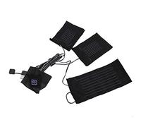 Xiuganpo USB Electric Heating Pads Durable Cloth Warming Heater Sheet for Vests Clothes Red/Blue/Green Adjustable Temperature Insulated for Outdoor Camping