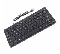 Xiuganpo USB Keyboard, Practical Portable Wired Keyboard for Notebook, Laptop and Home