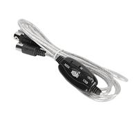 Xiuganpo USB MIDI Cable Easy to Use for Electronic Instruments 16 Channels Plug for Piano Keyboard Guitar 10 2.2yd Long