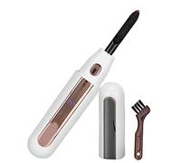 Xiuganpo USB Rechargeable Electric Eyelash Curler Fast Heating Tool for Beautiful Long Lasting Curls At Home (White)
