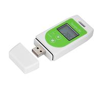 Xiuganpo USB Temperature Data Logger Portable Reusable Recorder for Environmental Monitoring Plastic USB2.0 for Laboratory Research 3.3x1.4x0.6in (TempU04)