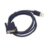 Xiuganpo USB to RS232 Serial Adapter, USB to DB9 9 Pin Male Converter Cable 48in for CNC PLC Barcode Printer, High Speed 225 Kbps Industrial Serial Port Converter, Reliable Plug and Play