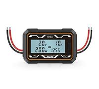 Xiuganpo User-Friendly DC Power Meter,Accurate Digital Display Power (100A)