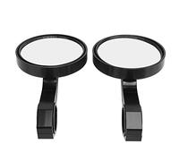 Xiuganpo UTV Side Rearview Mirrors, Round Black Aluminum Alloy