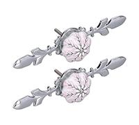 Xiuganpo Vintage Hand Painted Ceramic Cabinet Knobs Elegant Pumpkin Drawer Handle for Furniture Decoration Suitable for Wardrobe Shoe Cabinet TV Drawer Office Jewelry Storage Box 2pcs/Set (1061D