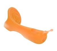 Xiuganpo Violin Bow Holder Durable Snail Shaped Teaching Aid for Beginners, Soft Silicone Grip, Lightweight Storage, 1 Unit (Orange)