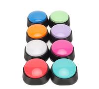Xiuganpo Voice Recording Pet Training Buzzer, 30 Second Clear Sound Dog Communication Buttons Set with Multi Color ABS Material for Kids Learning Party Games