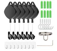 Xiuganpo VR Cable Management Retractable Ceiling Pulley System for Vive Rift S VR, Noise Reduction Silicone ABS 360° Rotation Cable Manager, Compatible with Vive Pro (D)