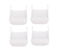 Xiuganpo Wall Mount Remote Control Box, 4PCS TIDY Organization AC Remote Control Holder Easy Installation for the Living Room Hotel