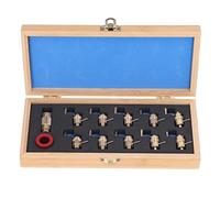 Xiuganpo Watch Winder Set with Storage Box, Brass Watch Repair Tool with Ergonomic Handle, High End Material Wristwatch Repairing Kit, DIY Watchmaker Tools for Watch Repair, Easy to Carry