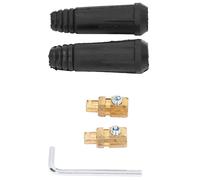 Xiuganpo Welding Cable Connectors Male Plug 200A DKJ10-25 - Durable Brass Material - Suitable for Wire Cross Section From 10-² for Welding Machine Output Power Connection