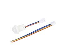 Xiuganpo Wired Infrared Sensor Induction Switch Energy-Saving LED Light Control for Balconies and Corridors, Durable ABS Construction, 1 Unit