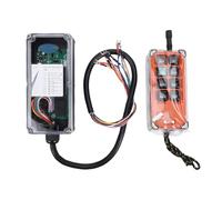 Xiuganpo Wireless Remote Control for Crane, 8 Key 360 Degree Operation with 100m Range, Silicone Coated Buttons, Emergency Stop Switch, Shockproof, Water Proof, Oil Proof